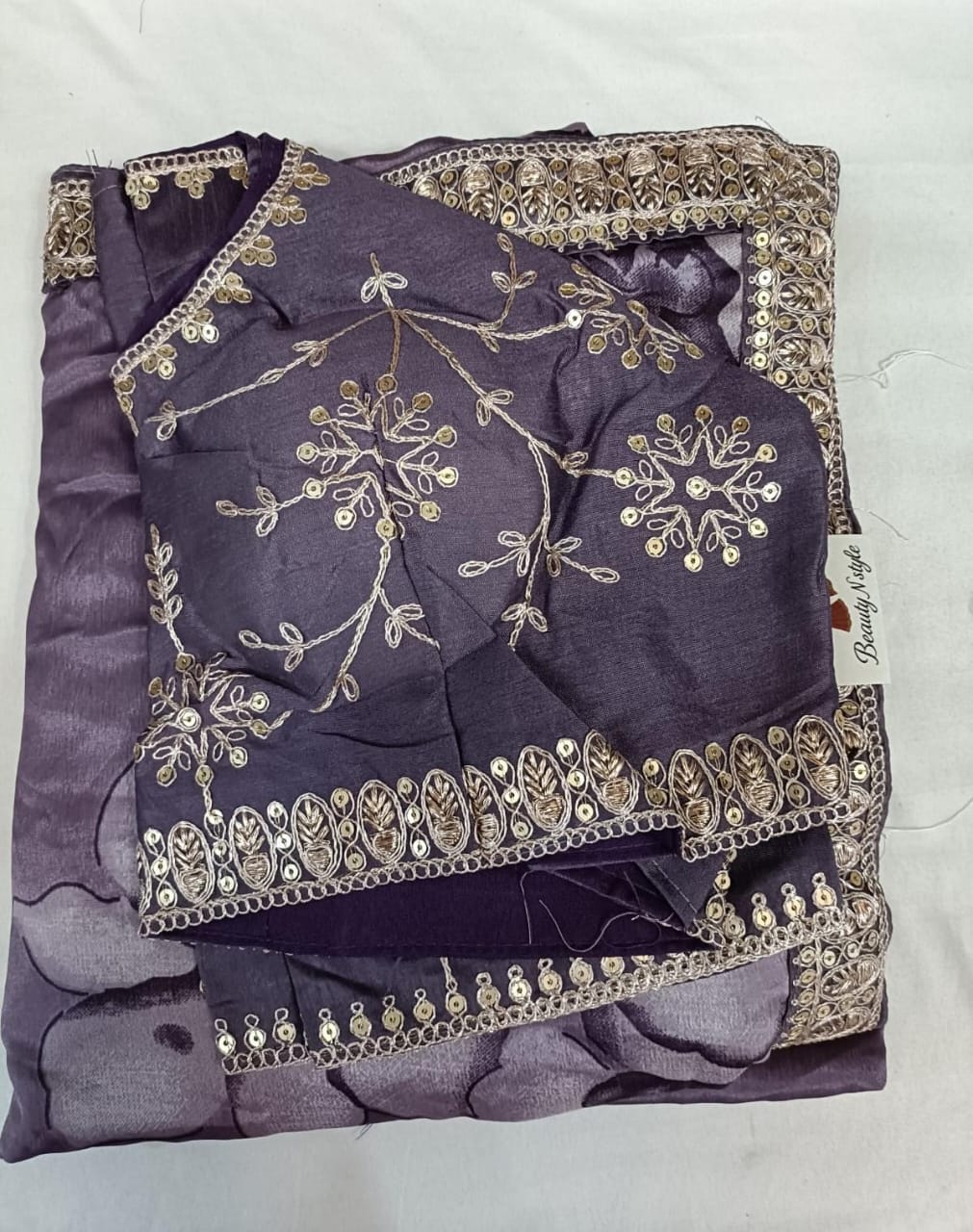 Fancy blouse saree