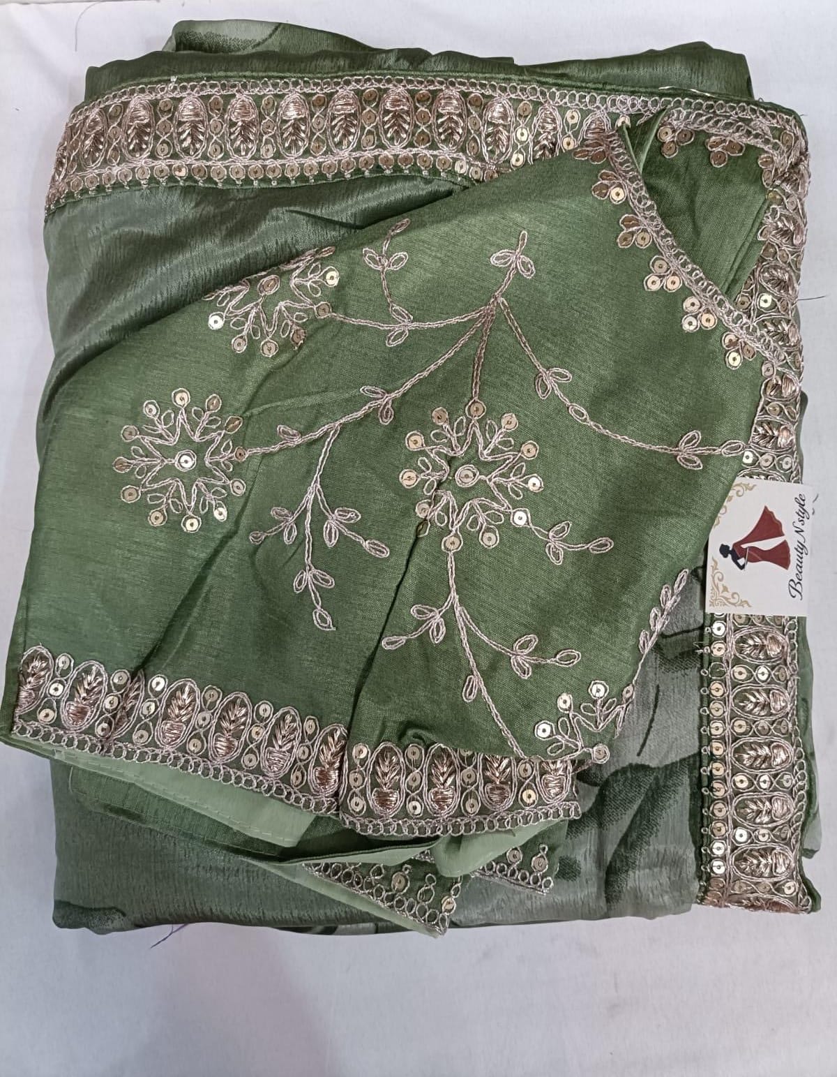 Fancy blouse saree