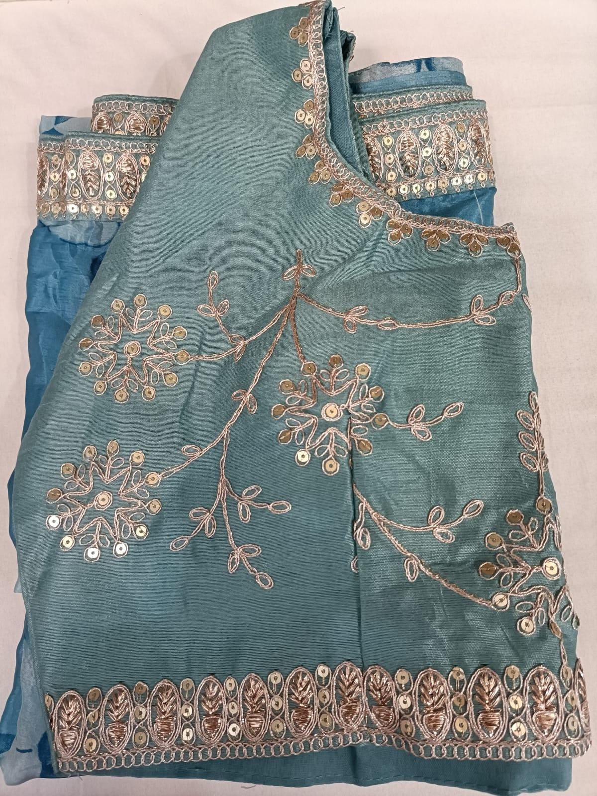 Fancy blouse saree